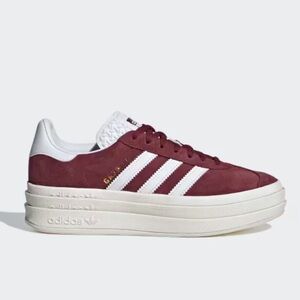 Adidas Women's Gazelle Bold Burgundy Sneakers